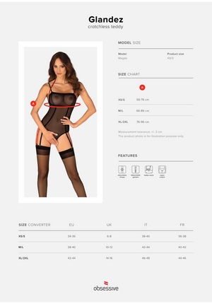 Body trasparente cavallo scoperto hot sexy Obsessive Glandez