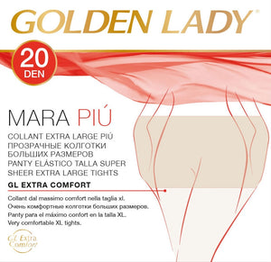 Collant calibrato XXL golden lady mara più 7 paia