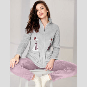 Pigiama donna coral aperto Infiore GSO651452