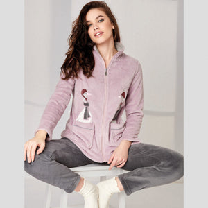 Pigiama donna coral aperto Infiore GSO651452