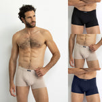 Boxer uomo in fibra di bamboo Armata di Mare 2343