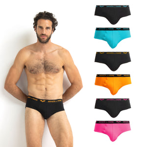 Slip Armata di Mare GT2380 elastico logato 6 pezzi