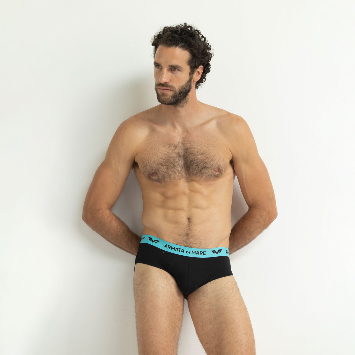 Slip Armata di Mare GT2382 elastico logato 3 pezzi