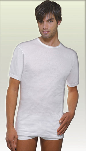 Maglia intima da uomo girocollo Henry Cotton's cotone filo di scozia 3 pz