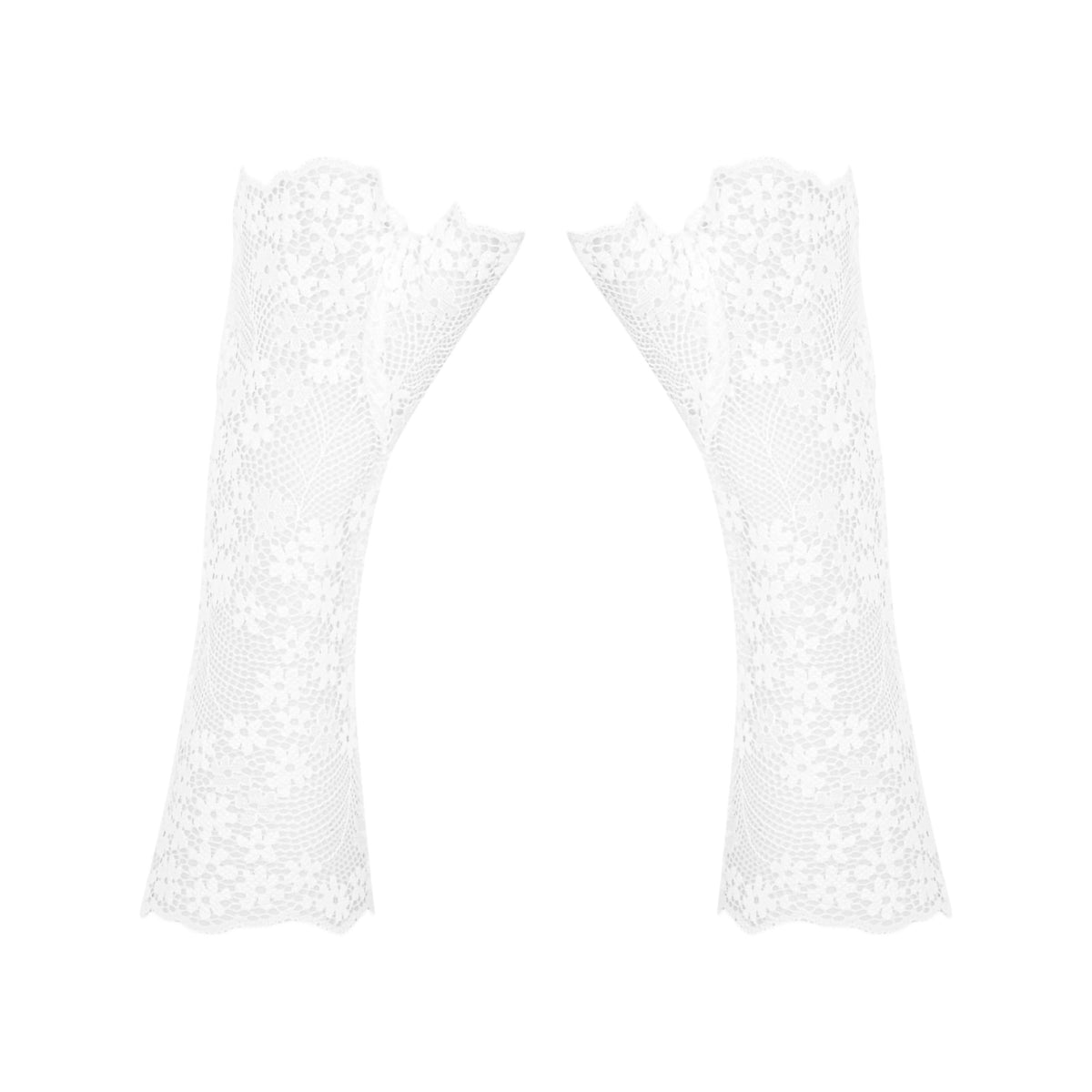 Sexy guanti pizzo floreale sposa accessorio Obsessive gloves Heavenlly