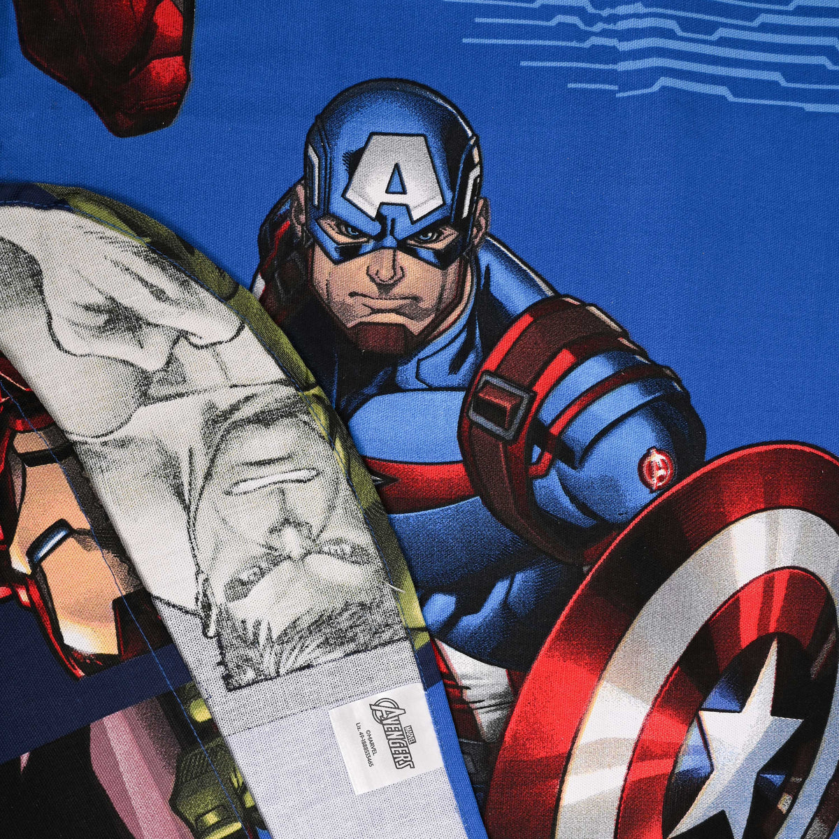 Copriletto in cotone estivo Marvel Avengers originale