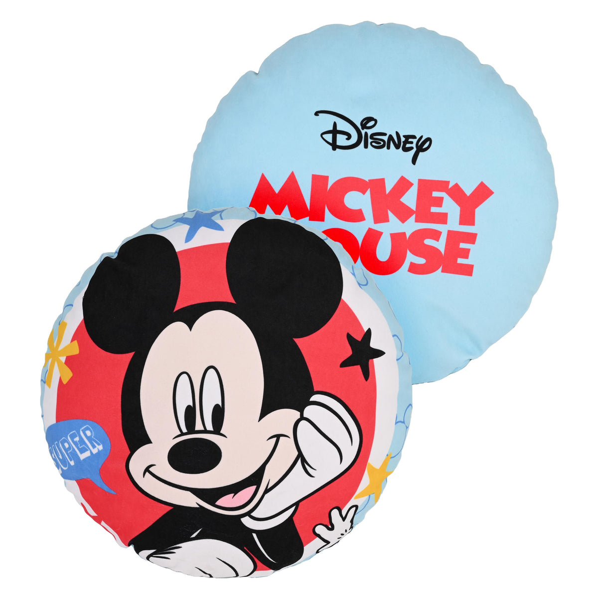 Cuscino Mickey Mouse Topolino cameretta Disney rotondo