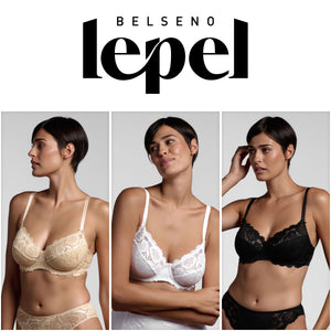 Reggiseno belseno Lepel 251 coppa C e D con ferretto