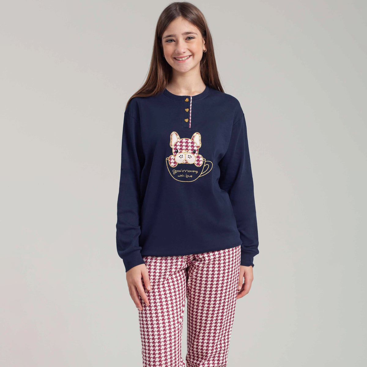 Pigiama bimba caldo cotone cagnolino Irge IK387