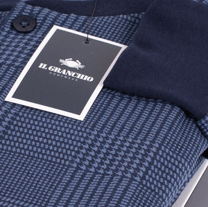 Pigiama uomo caldo cotone Il Granchio GP4000 avio blu