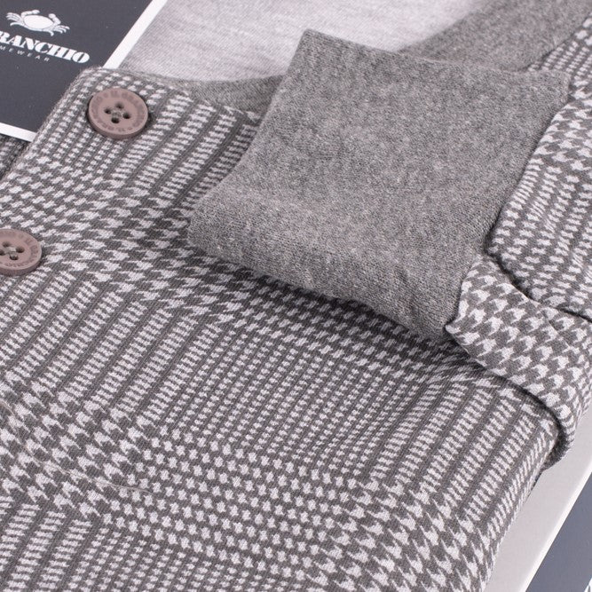 Pigiama uomo caldo cotone Il Granchio GP4000 grigio