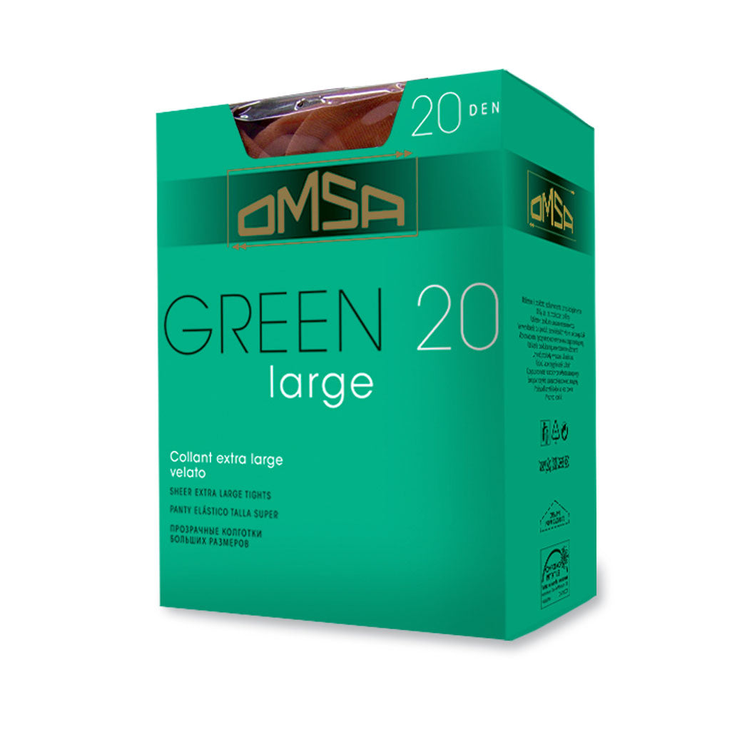 Collant velati omsa Green 20 denari 10 paia