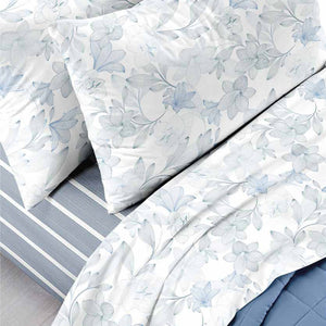 Completo letto Navigare st. tropez a fiori 100% cotone
