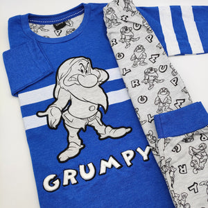 Pigiama uomo Disney 54226 azzurro stampa caldo cotone