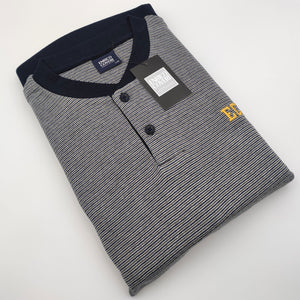 Pigiama uomo Enrico Coveri EP6096 blu caldo cotone