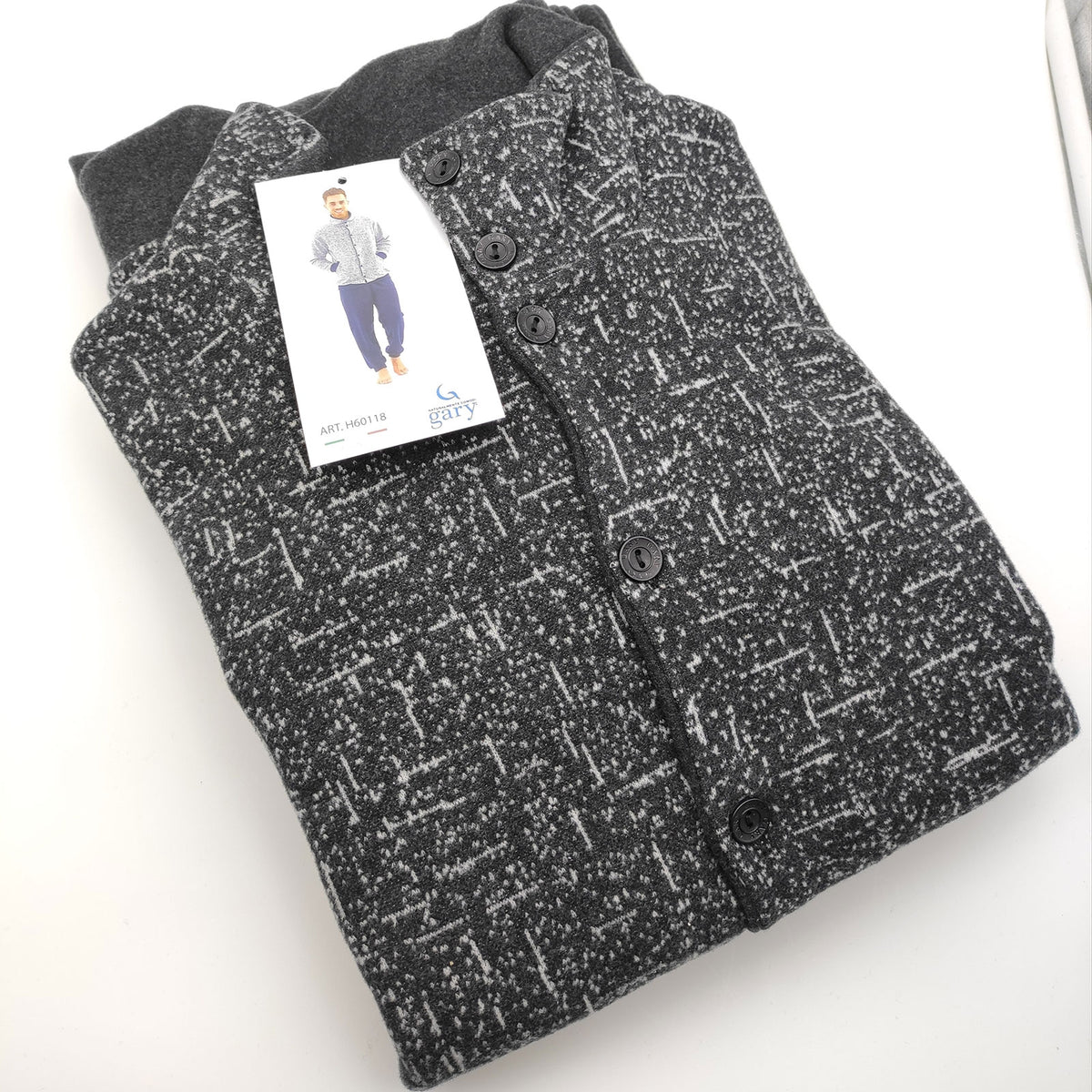 Pigiama uomo Gary art. H60118 punto milano a giacca