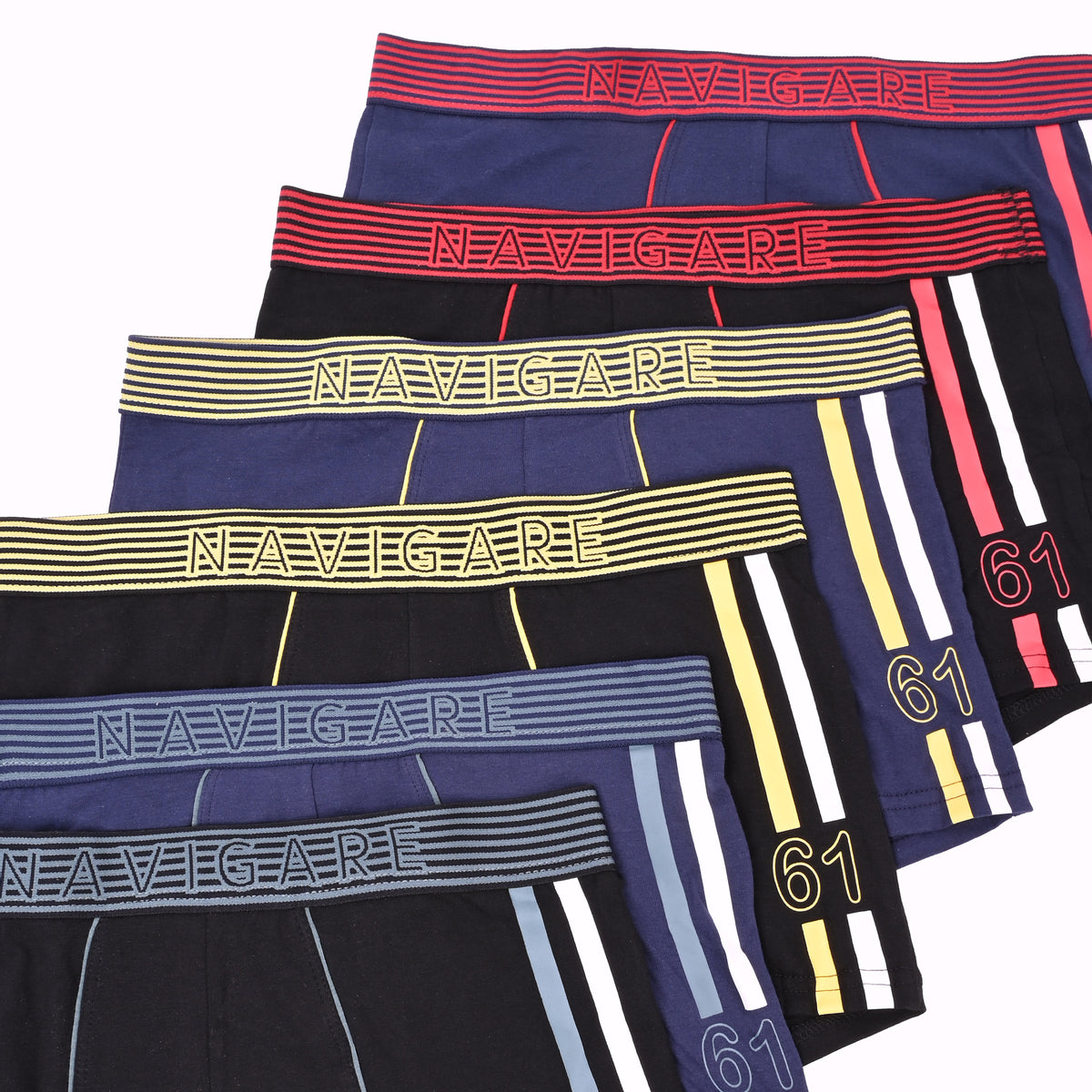 Boxer Navigare uomo B212210Z elastico logato 6 pezzi