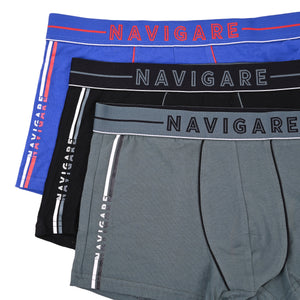 Boxer Navigare uomo B212212Z elastico logato 3 pezzi