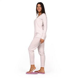 Pigiama Donna 100% Cotone scollo a V Ragno DP26N2