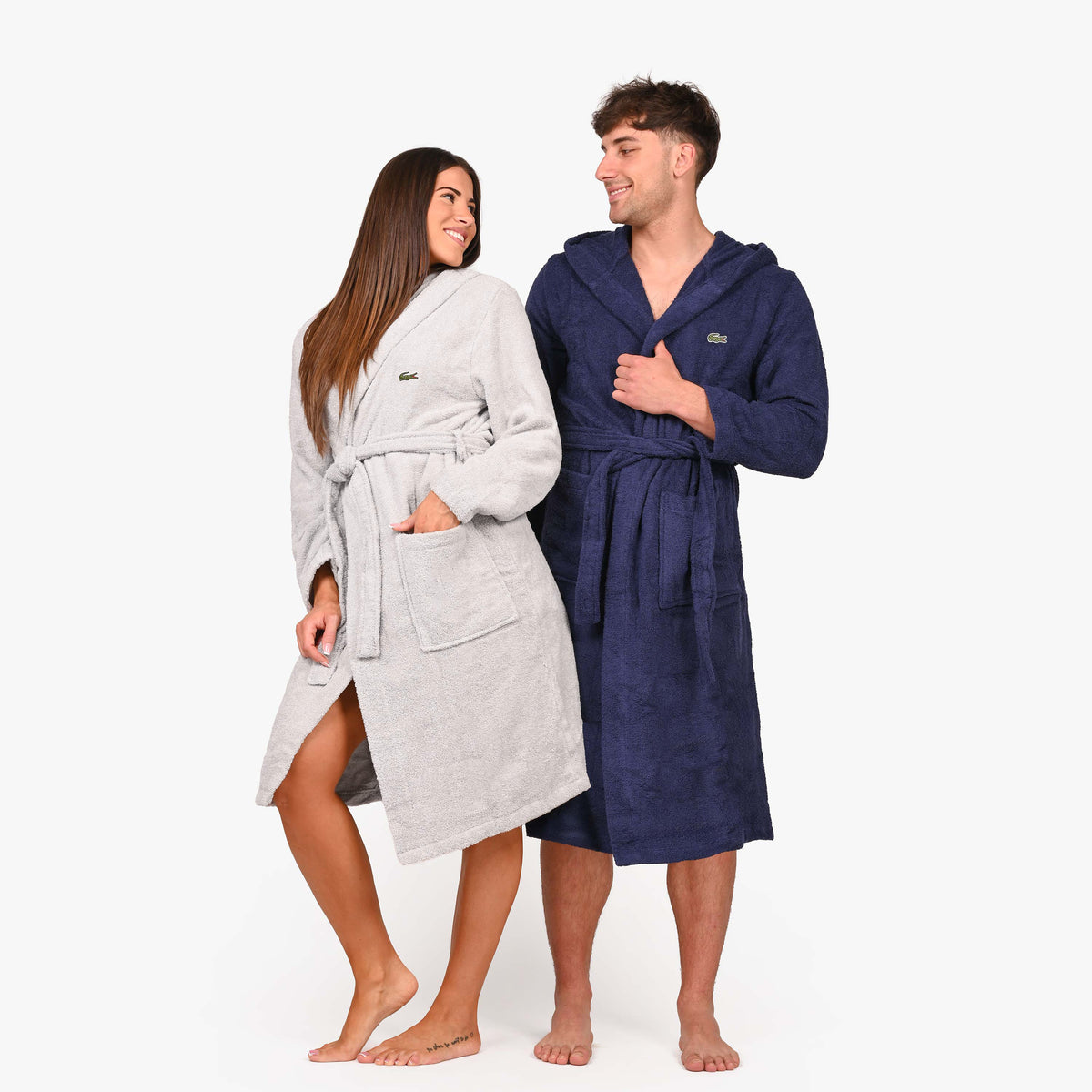 Accappatoio Lacoste L Open unisex 100% cotone