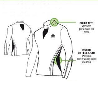 Maglia lupetto da uomo Intimidea 201192 traspirante