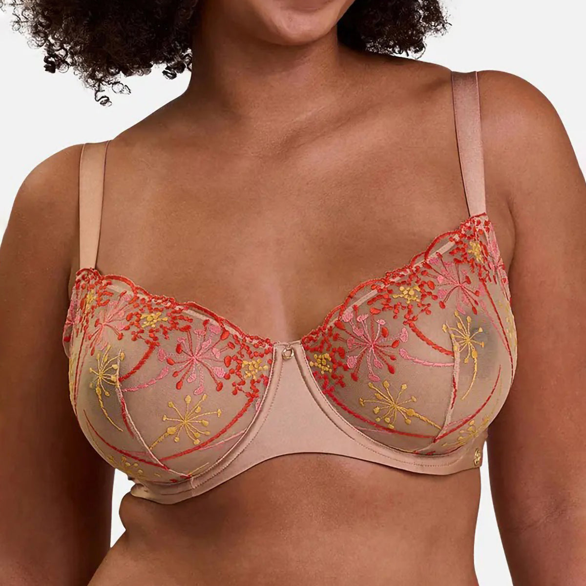 Reggiseno con ferretto in tulle con ricami Sans Complexe 73AAL79