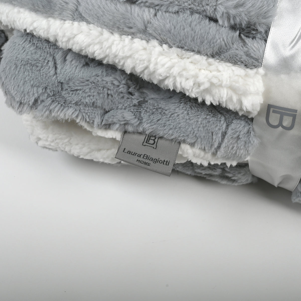 Coperta in eco-pelliccia e sherpa Laura Biagiotti