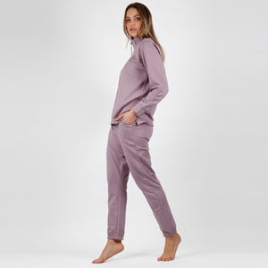Tuta donna in caldo cotone scollo a serafino Admas 56218