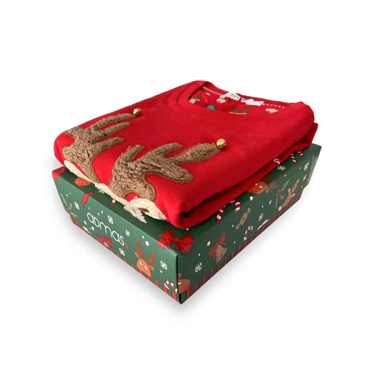 Pigiama Bimba con dolce renna in caldo cotone Admas 60870