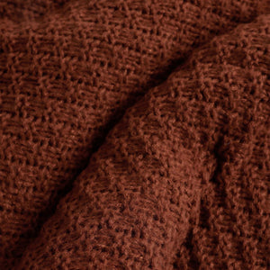 Coperta trama vintage effetto lavorato a maglia Admas 69037