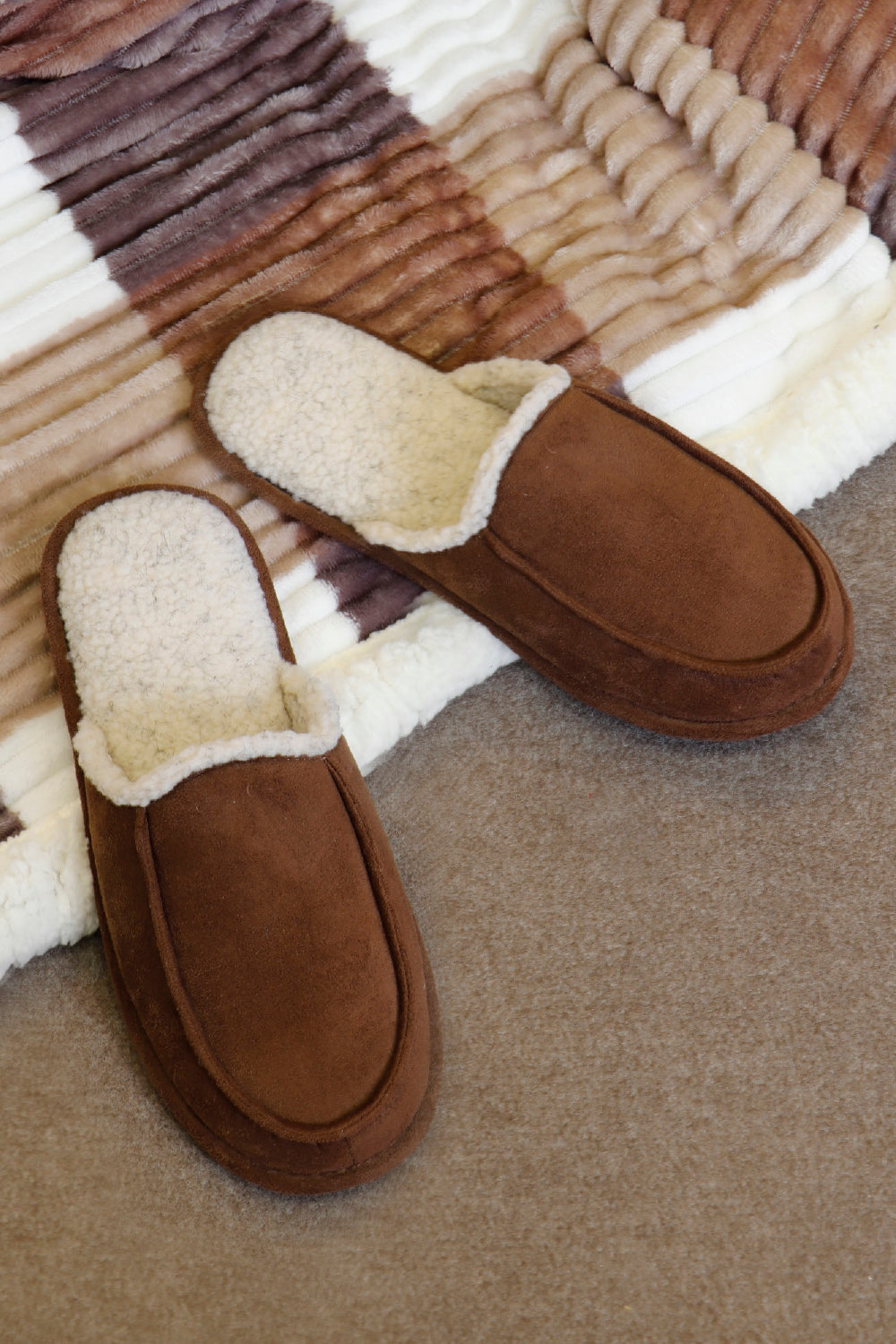 Pantofole Uomo dal taglio vintage interno sherpa ADMAS 69047