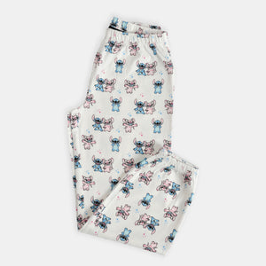 Pigiama Bambina "Stitch & Angel" in Caldo Cotone Disney 62249