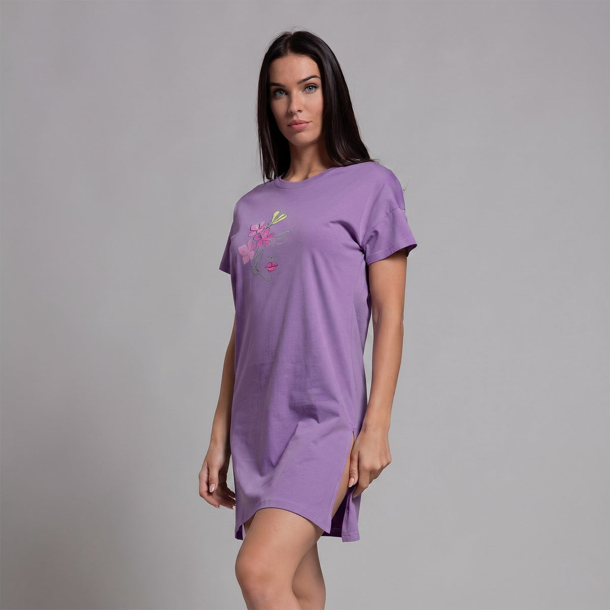Maximaglia abitino donna 100% cotone Biancaluna 26D71022