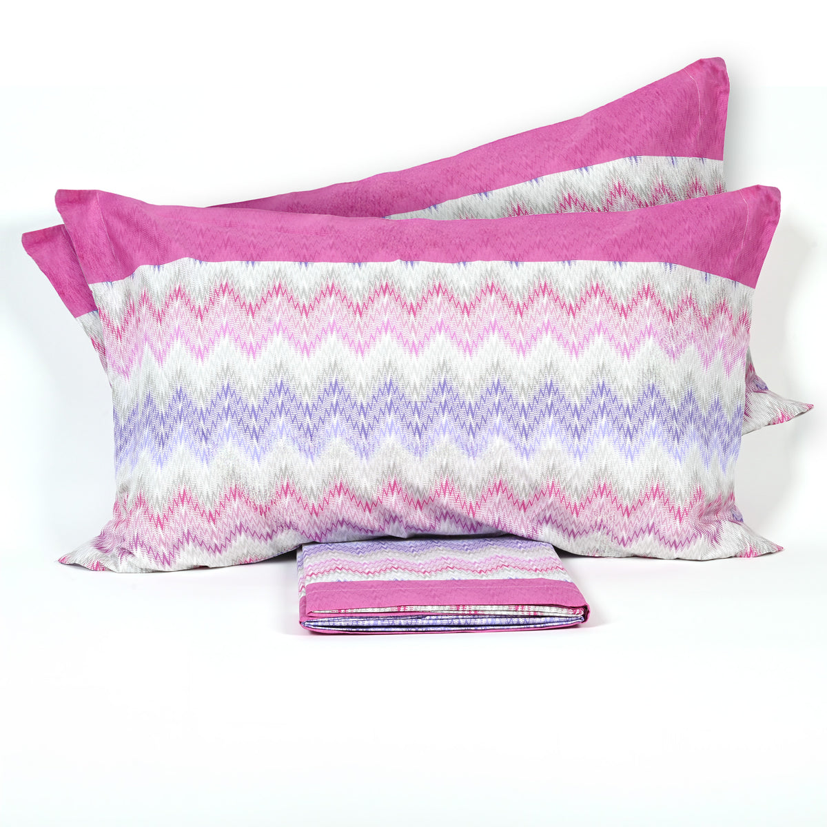 Completo letto singolo in cotone fantasia geometrica Zara Biancaluna