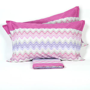Completo letto singolo in cotone fantasia geometrica Zara Biancaluna