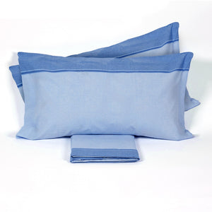 Completo Letto cotone Made in Italy Biancaluna Dern