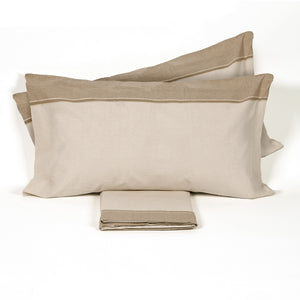 Completo Letto cotone Made in Italy Biancaluna Dern