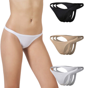 Tanga cotone bielastico pettinato Bluintimo 1810- 3 pezzi