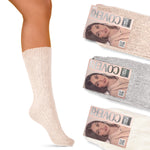Calze donna invernali midi morbide calde Enrico Coveri Melody-5-ass-A 3 paia