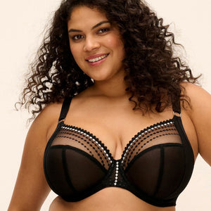 Reggiseno con ferretto tulle ricamato Elomi EL8900