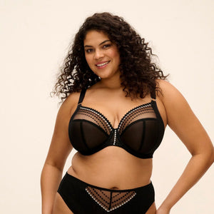 Reggiseno con ferretto tulle ricamato Elomi EL8900