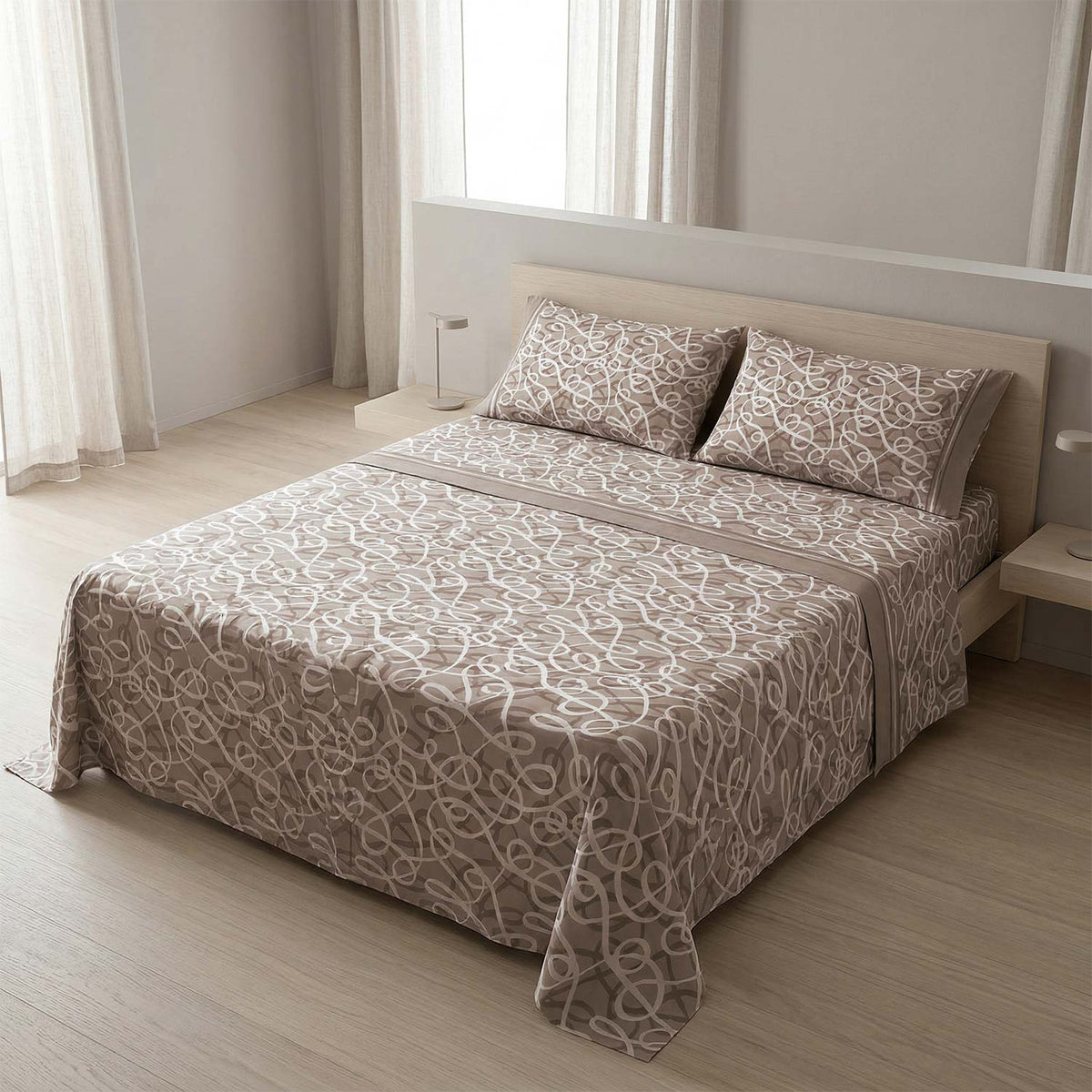 Completo letto matrimoniale maxi Enrico Coveri jore