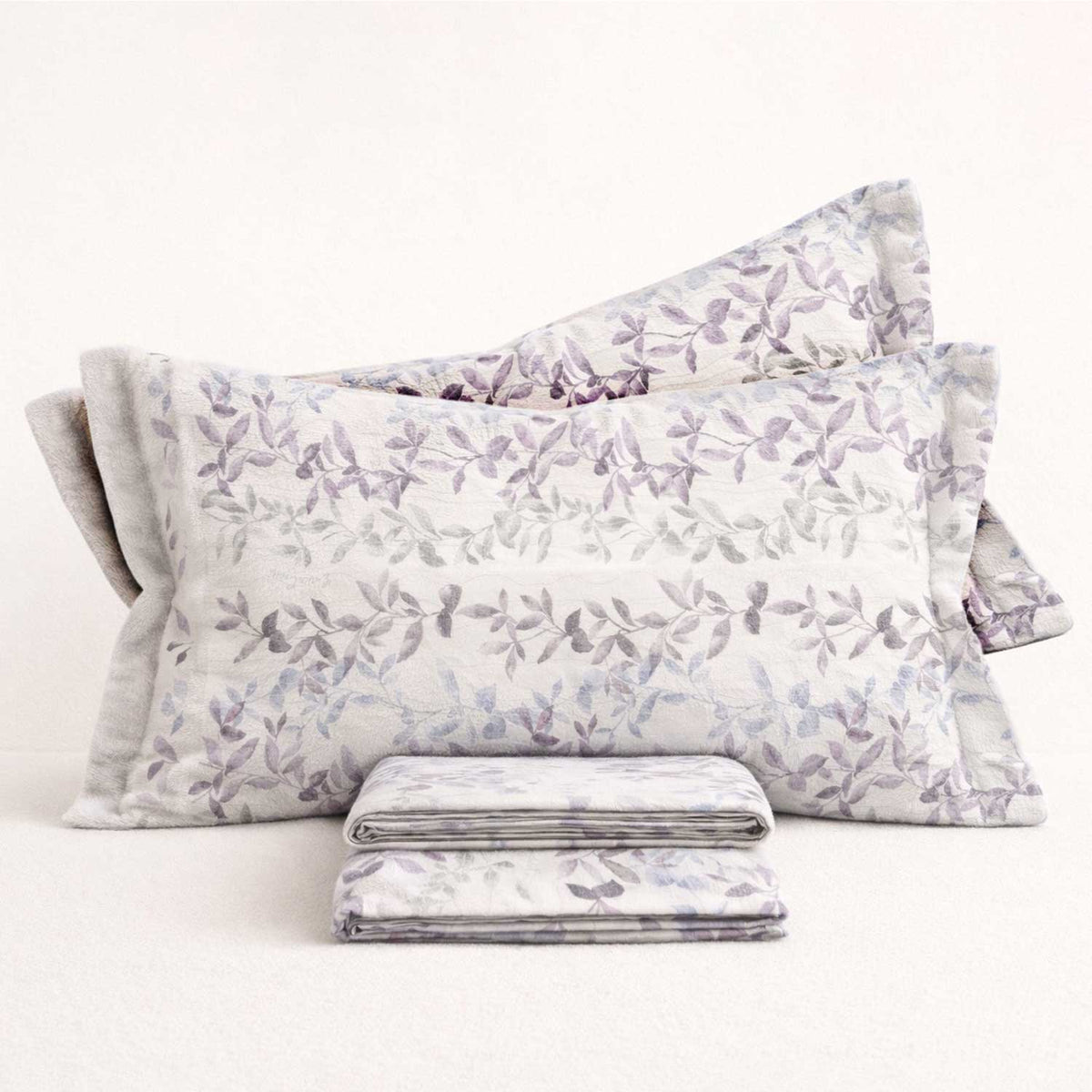 Completo letto matrimoniale Enrico Coveri 100% in cotone di Flanella