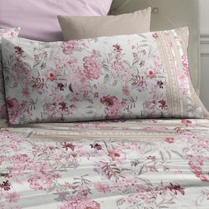 Completo letto maxi Laura Biagiotti 100% Percalle di cotone Estel