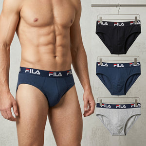 Slip uomo cotone elasticizzato Fila FU5233 - 3 pezzi