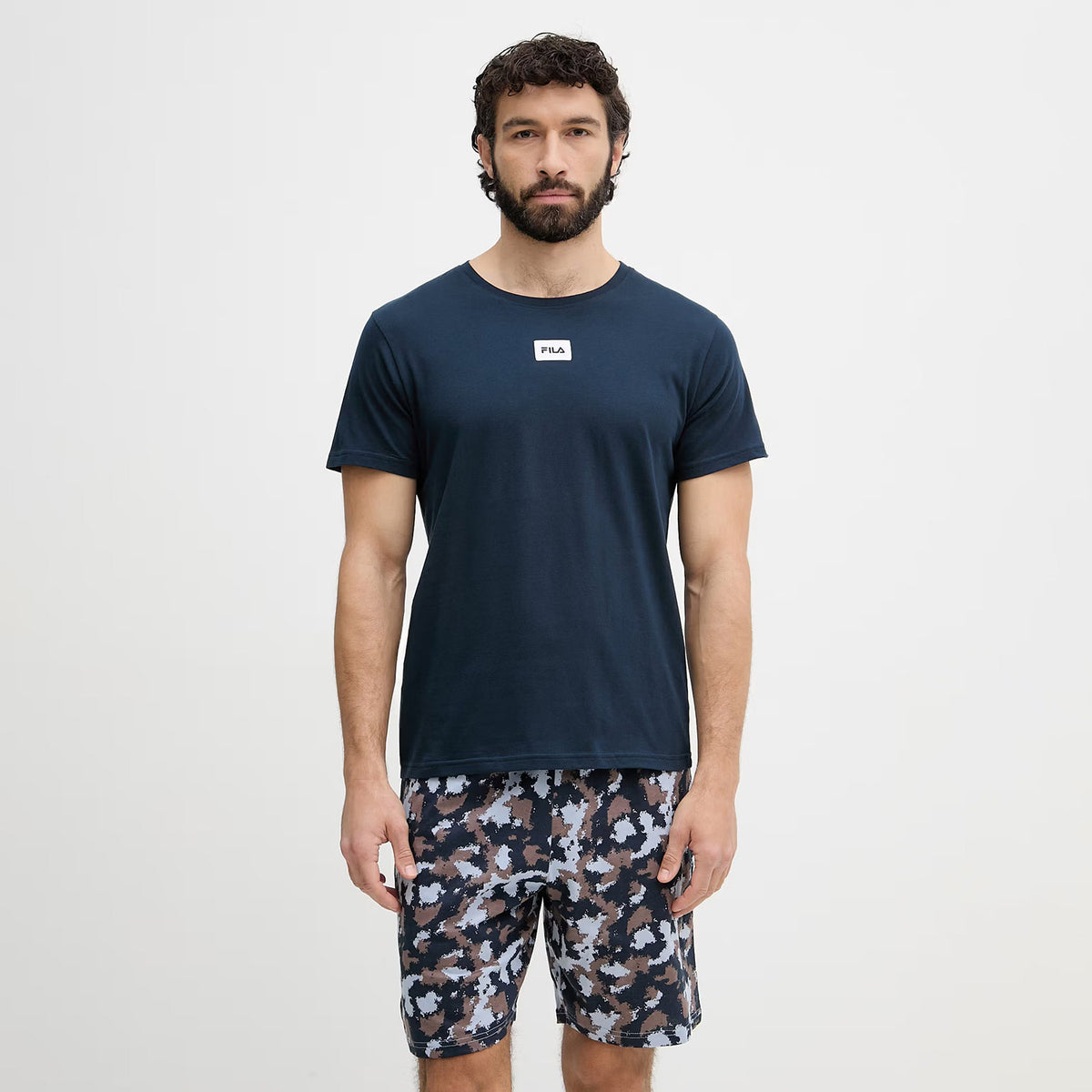 Pigiama uomo in cotone corto estivo Fila FPS1250