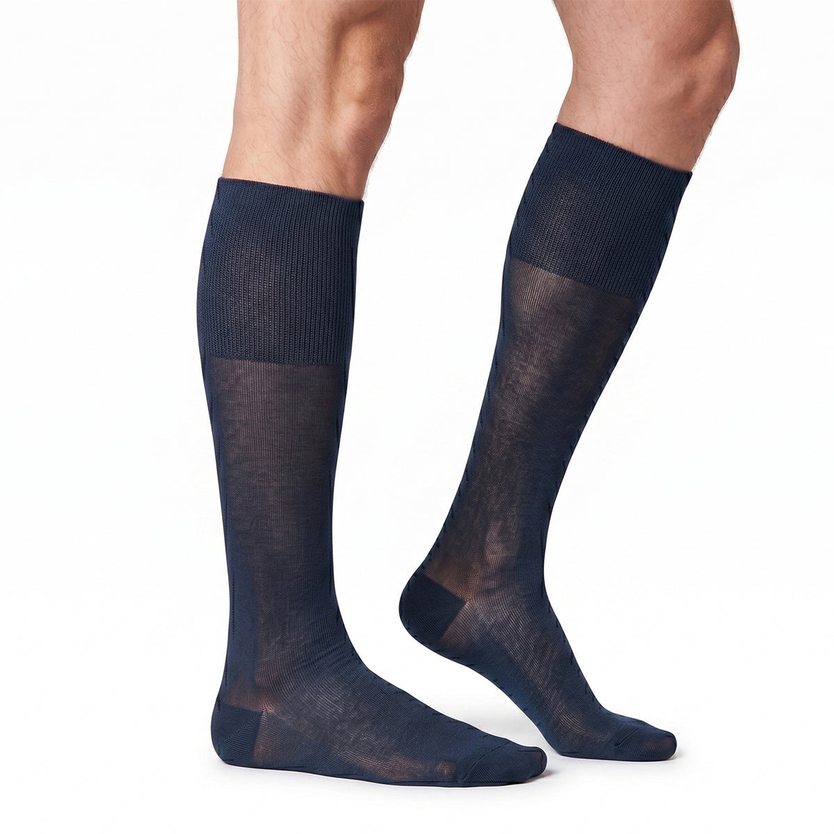 Calza lunga uomo filo di scozia rasato Futura - 6 paia