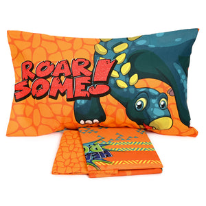 Completo Letto in cotone 1 Piazza Hermet Dinosaurs