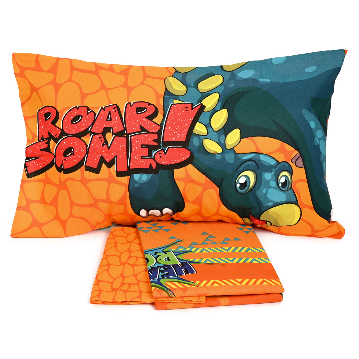 Completo Letto in cotone 1 Piazza Hermet Dinosaurs