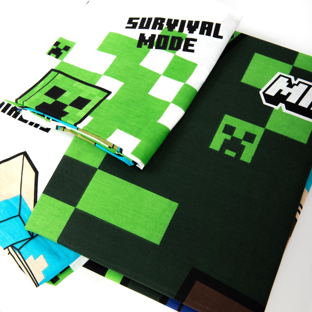 Completo Letto in cotone Una Piazza Hermet Minecraft